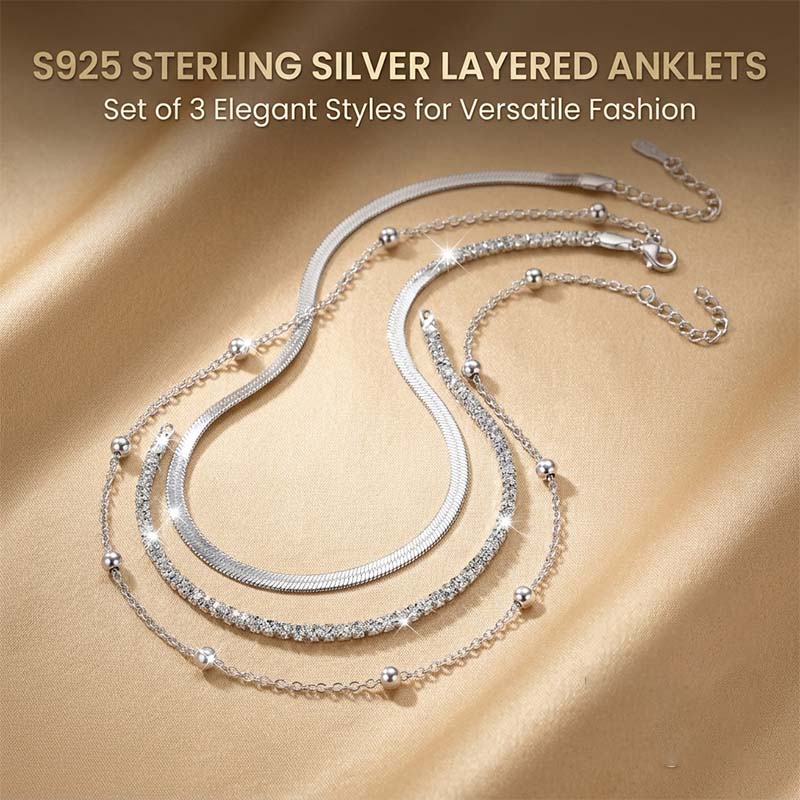 Sterling Silver Ankle Bracelets