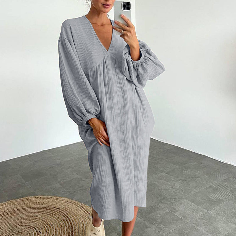 Women's Cotton Linen Dress