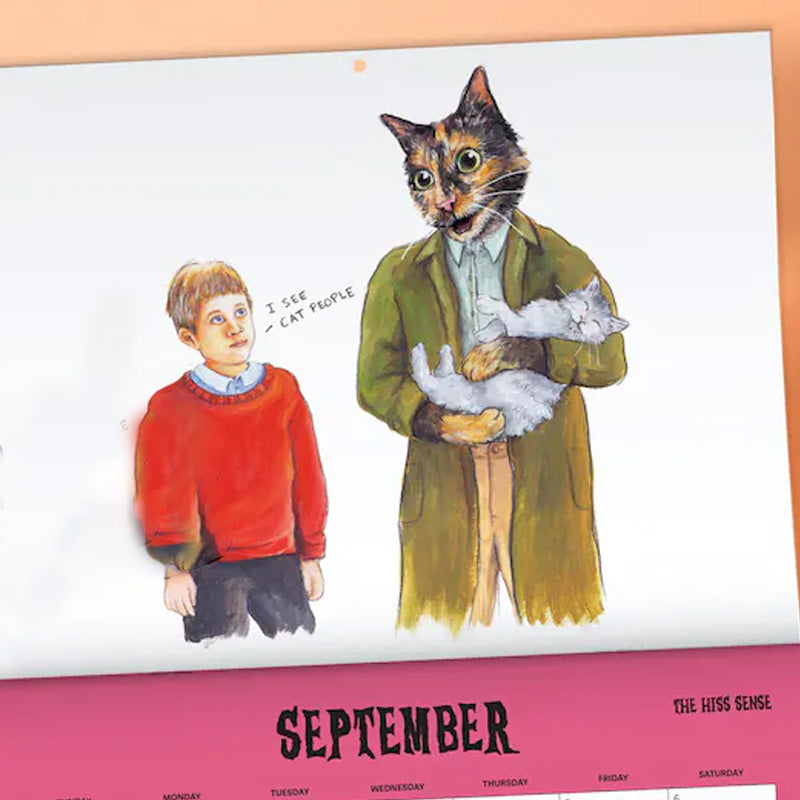 Scaredy Cats 2025 Monthly Calendar