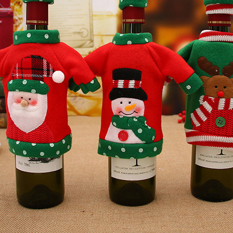 Santa Claus Beer Bottle Cover