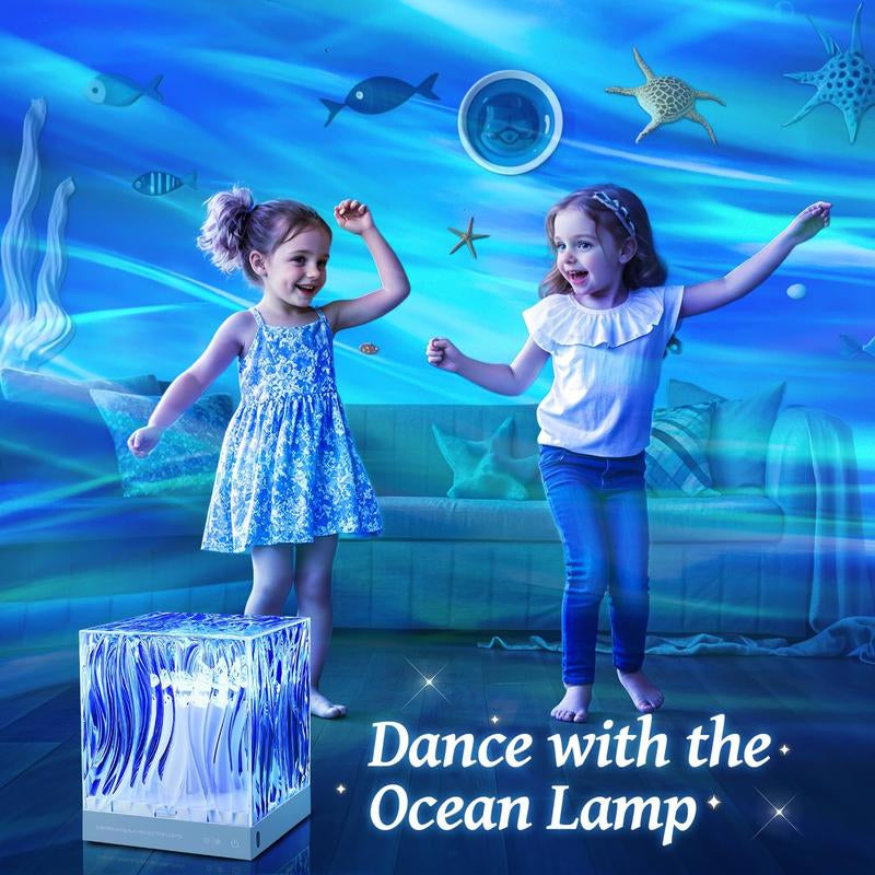 Flame Northern Lights Rotating Mood Light