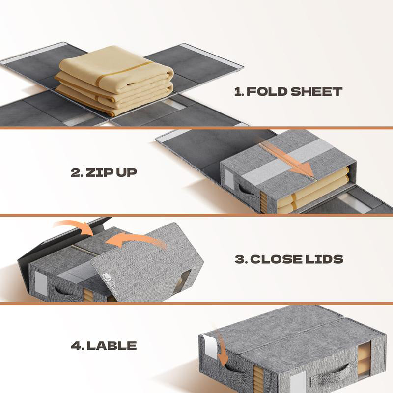 Cotton & Linen Foldable Wardrobe