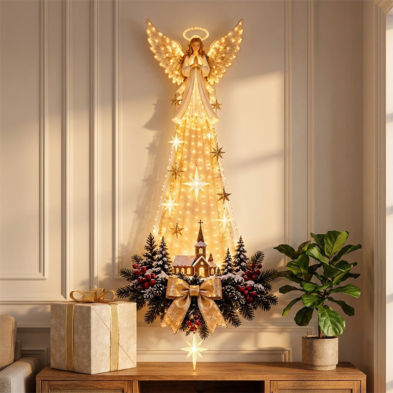 Lighted Star Wall Decor Christmas Decoration