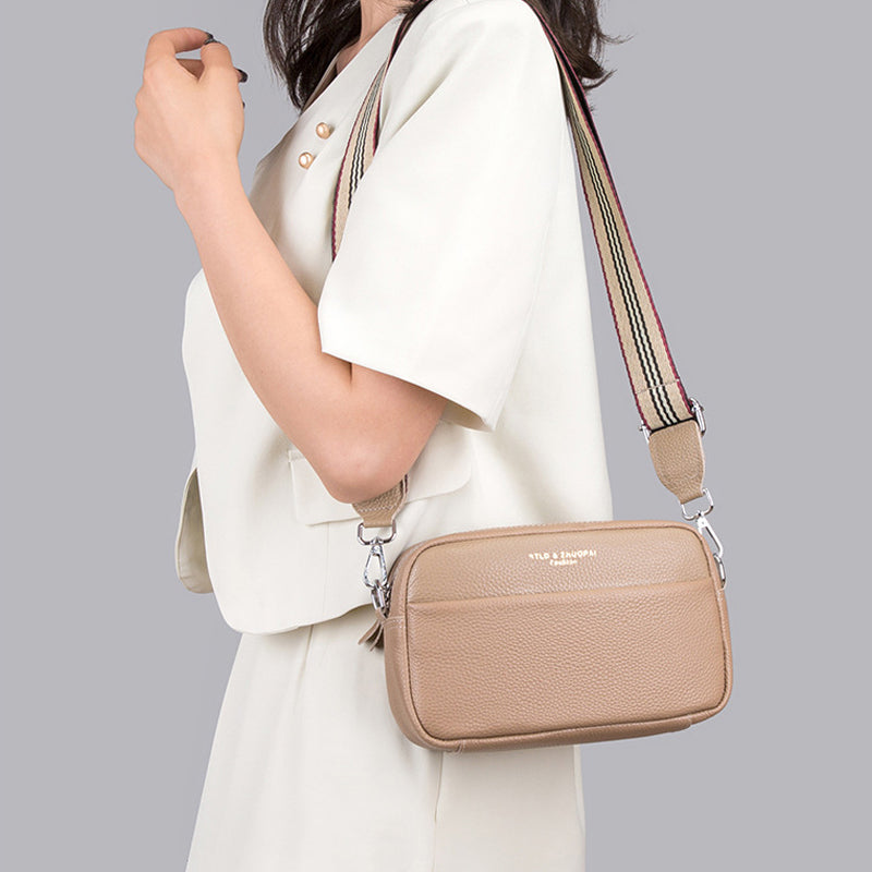 Wide Strap Crossbody Bag