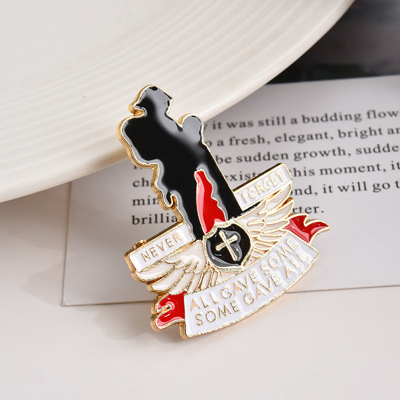 Red Poppy Remembrance Day Badge