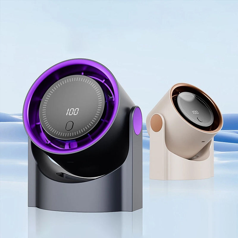 Digital Display Rechargeable USB Fan
