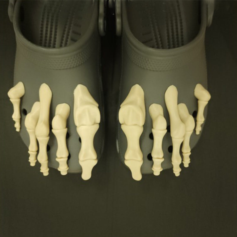 Sneaker Accessories Simulated Skeleton Toe