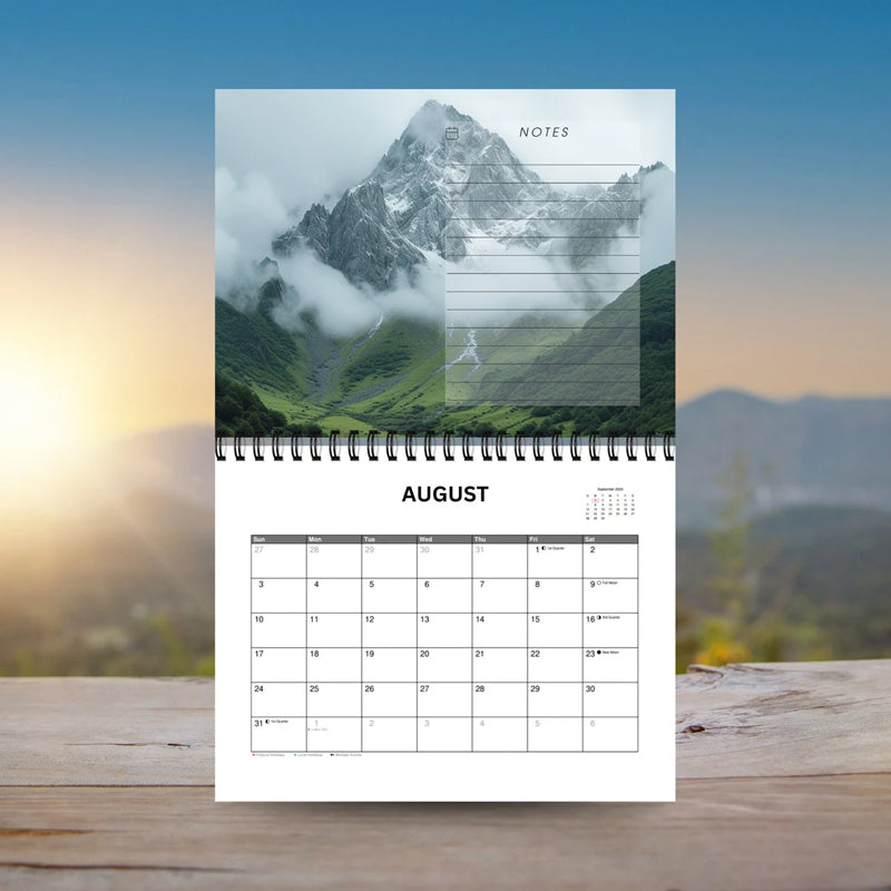 2025 Mountain Peeks Calendar