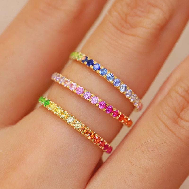 Colored Diamond Ring