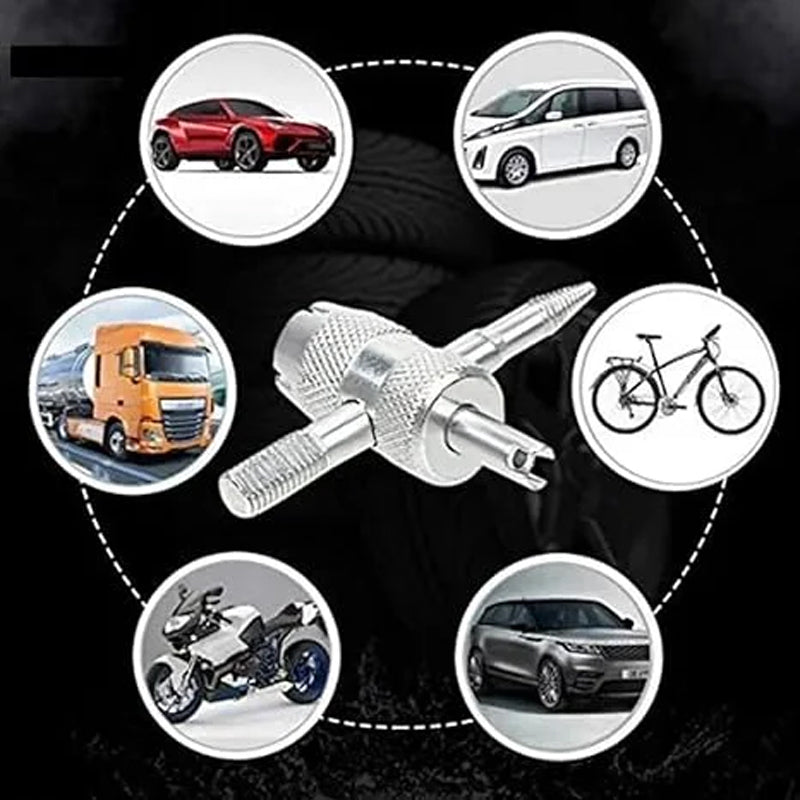 Four-In-One Hardware Tool Car Tire Valve Repair Tool(5 PCS)