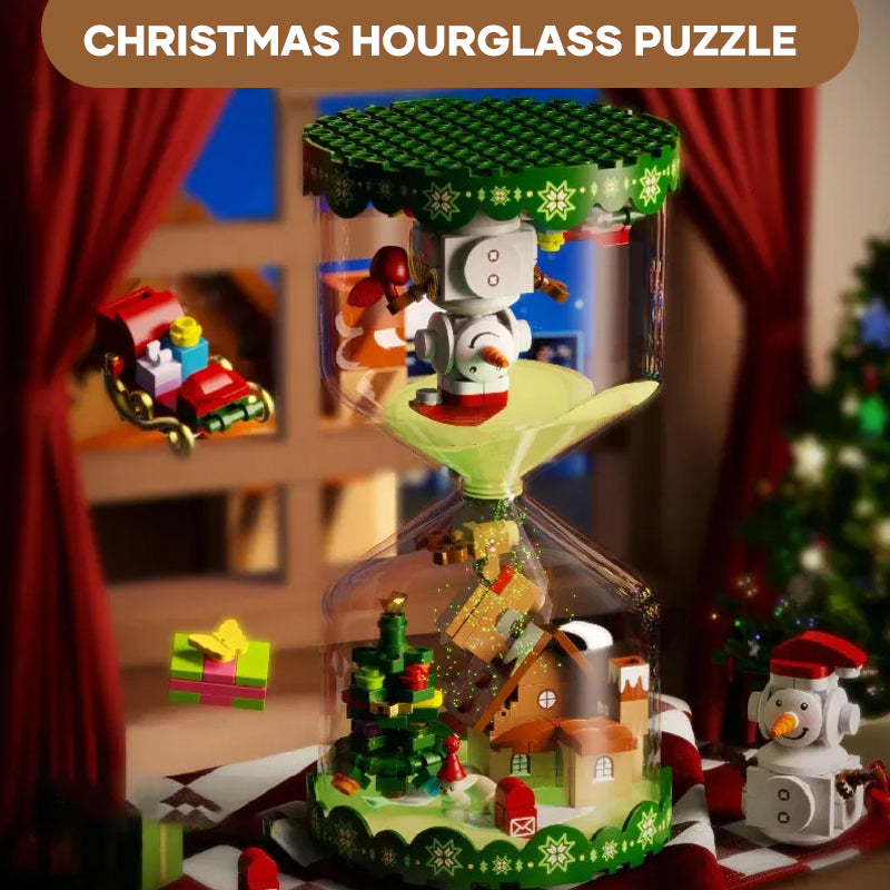 Christmas Hourglass Jigsaw Puzzle