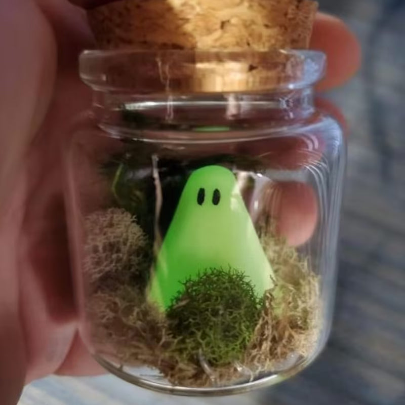 Mini Pet Ghosts in a Jar