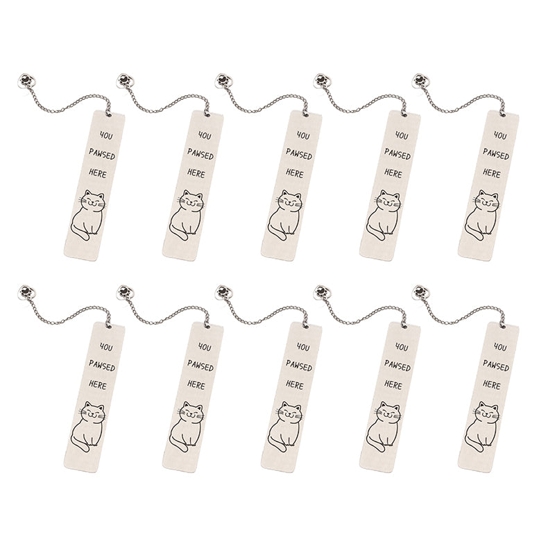 Stainless Steel Kitten Bookmark