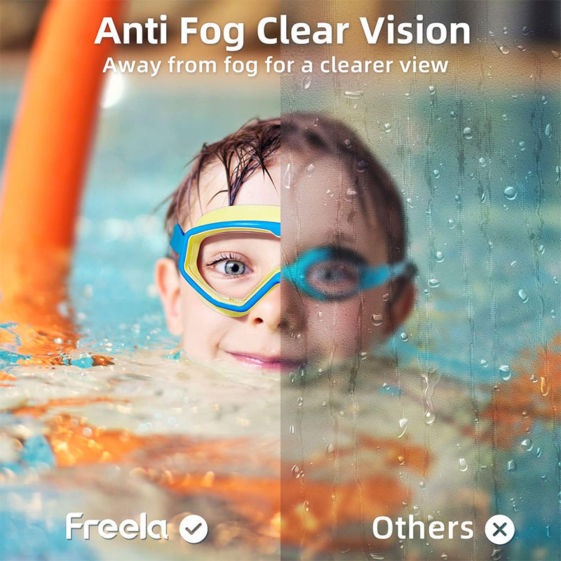 High Definition Waterproof Anti-fog Large Frame Swimming Goggles