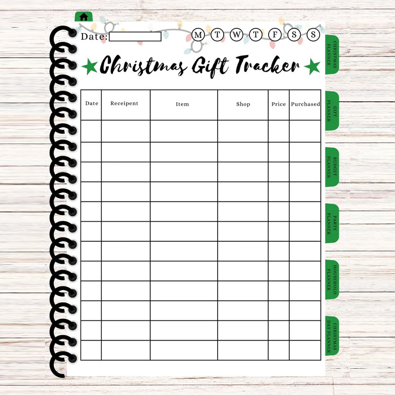 Christmas Printable 35-page Planner