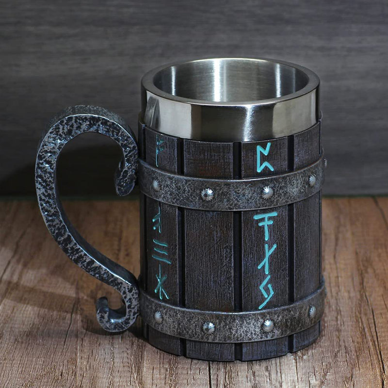 Wooden Barrel Beer Mug