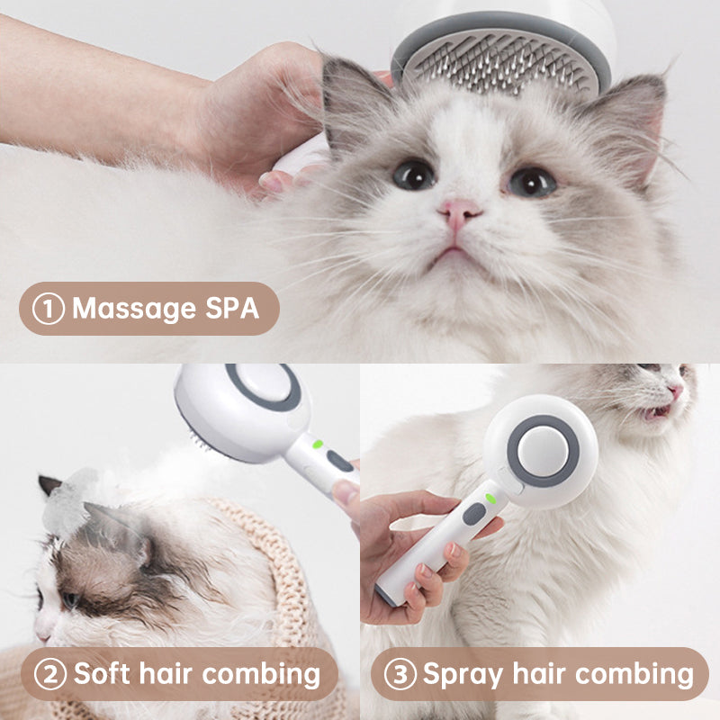 Spray Cat Brush for Shedding