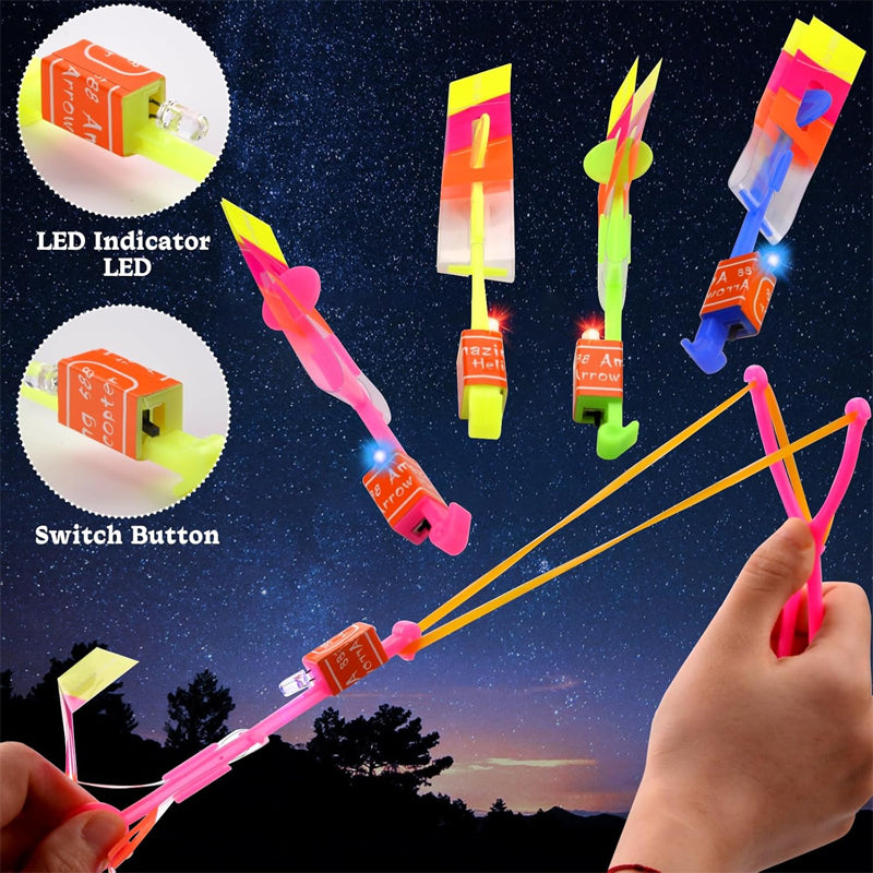 Illuminated Slingshot Flying Arrow