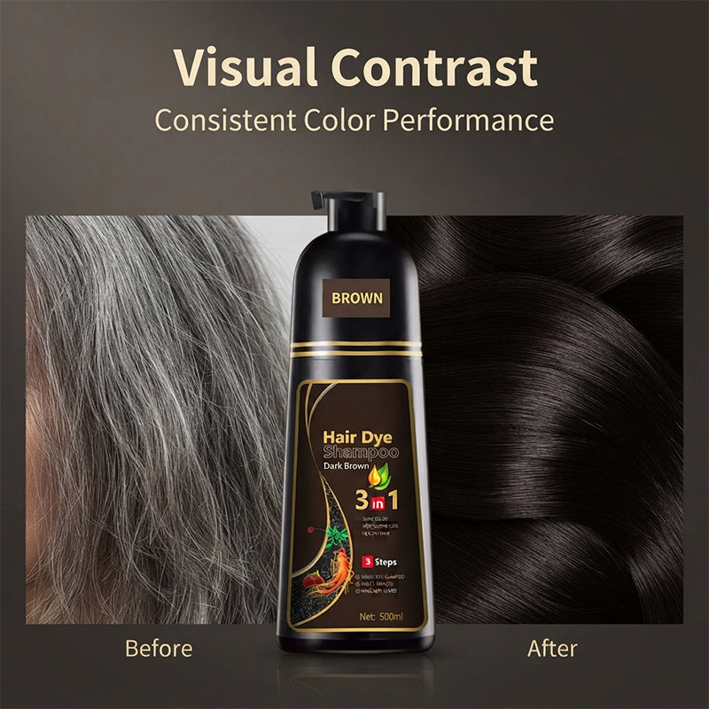 Herbal 3-in-1 Hair Dye Shampoo
