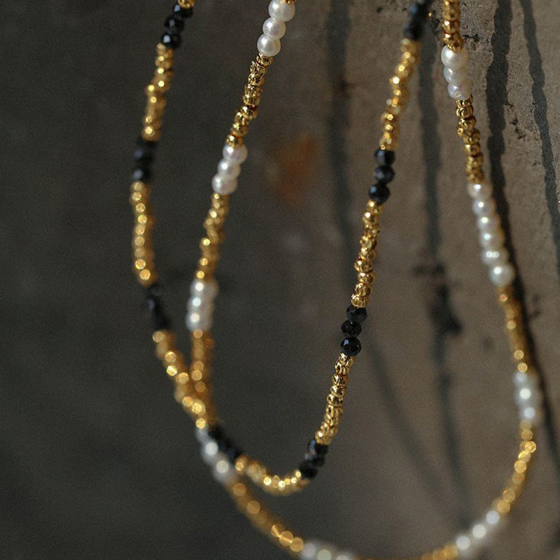 Twilight Golden Beans Necklace
