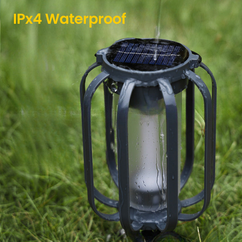 Solar-Powered Camping Light with 4 Light Modes