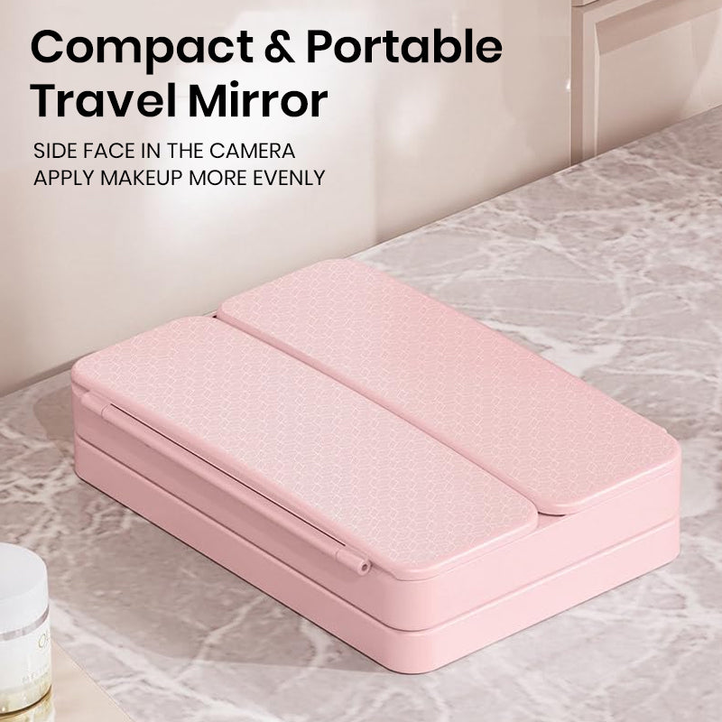 Rechargeable Folding LED Makeup Mirror