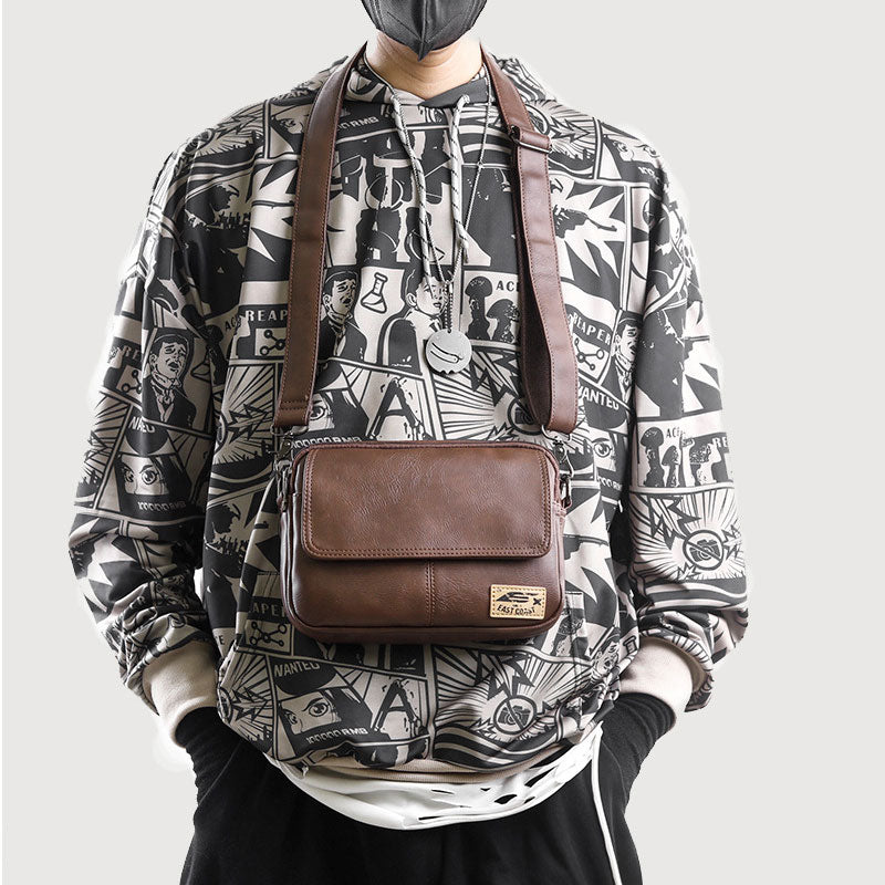 Square Vintage Messenger Bag