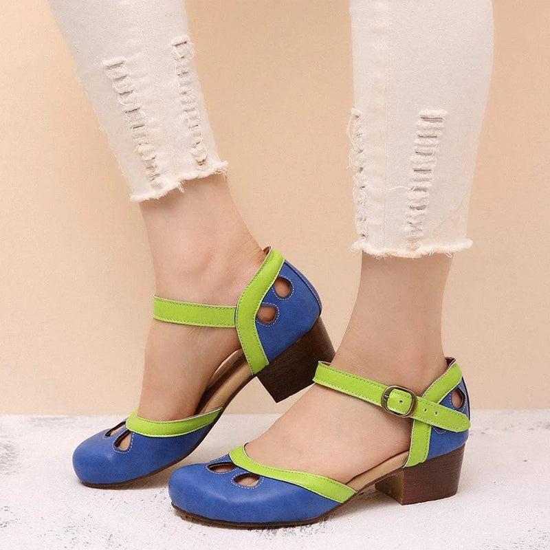 Color Block Ladies Shoes