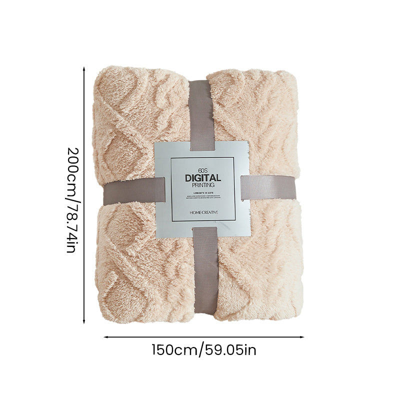 Luxury Double-Sided Coral Fleece Blanket