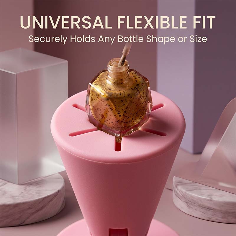 Anti-Tip Nail Polish Holder Stand