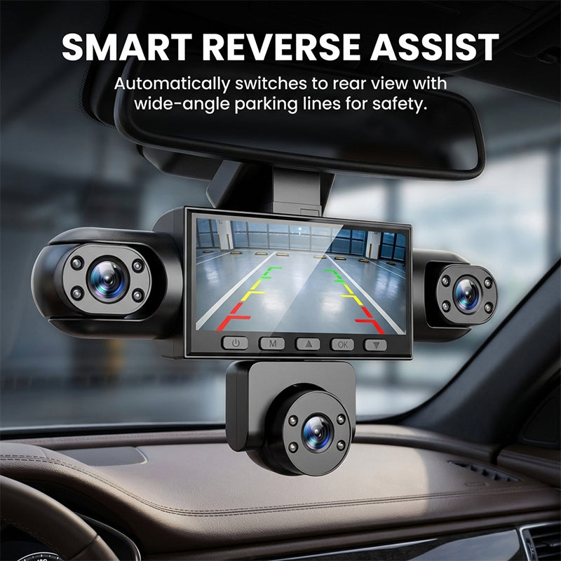 5-Channel 360° Dash Cam