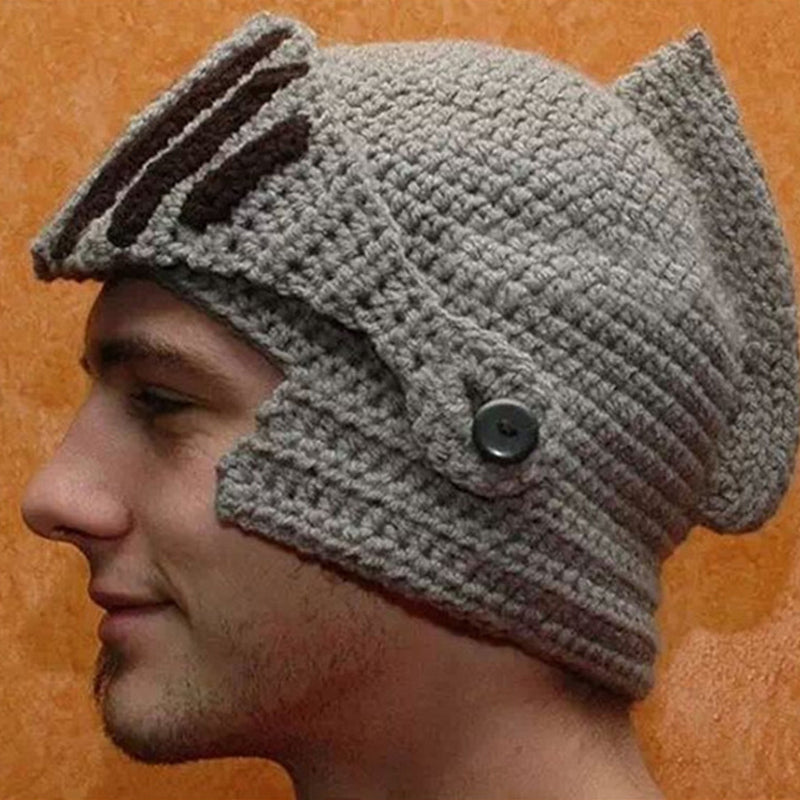 Hand-knitted Knight Hat