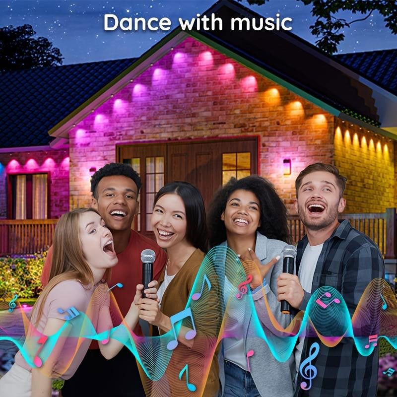 Connectable Outdoor Waterproof Eave Lights