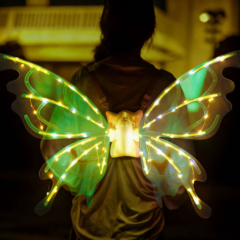 Electric Sparkling Butterfly Fairy Wings