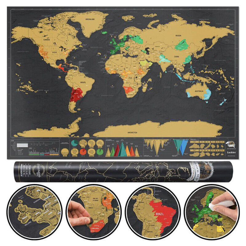 Scratch-off Map