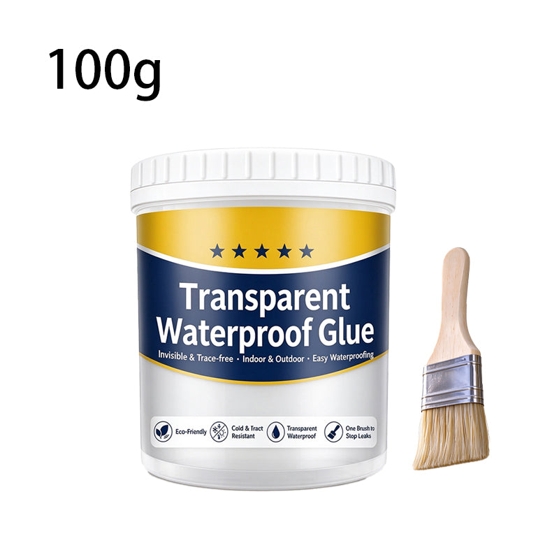 Transparent Waterproof Repair Sealant with Brush