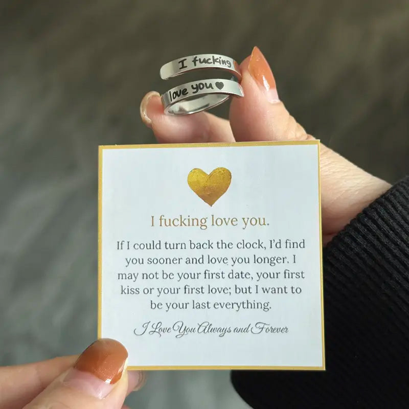Engraved Heart Spiral Wrap Twist Vintage Promise Rings