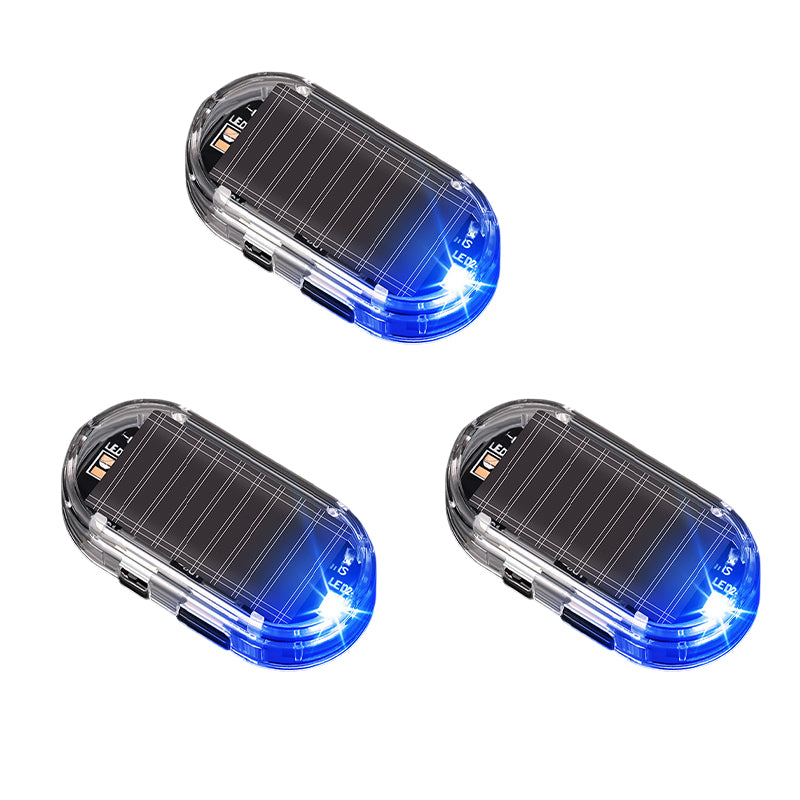 Solar Car Anti-Theft LED Warning Light
