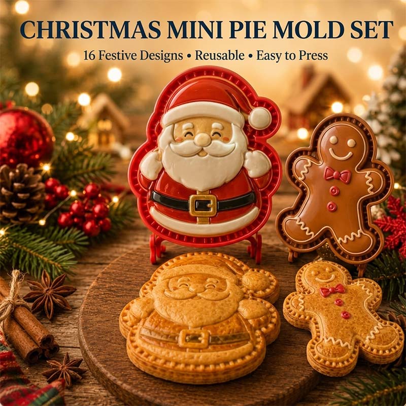 Christmas Mini Pie Mold Collection