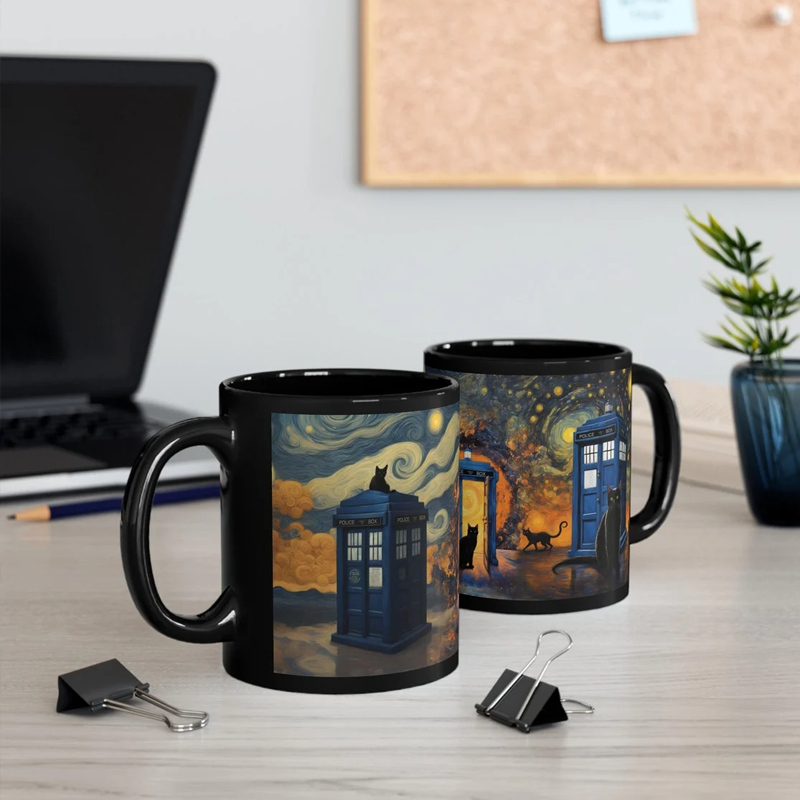 Doctor Inspired Tardis Mug