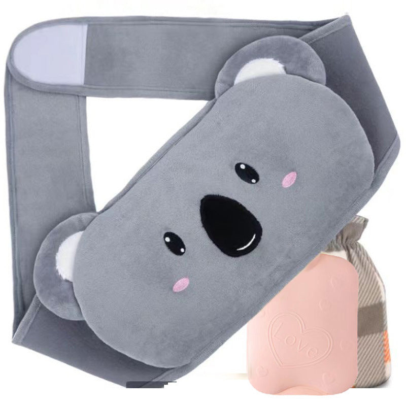 Plush Refillable Hot Water Bottle Belt