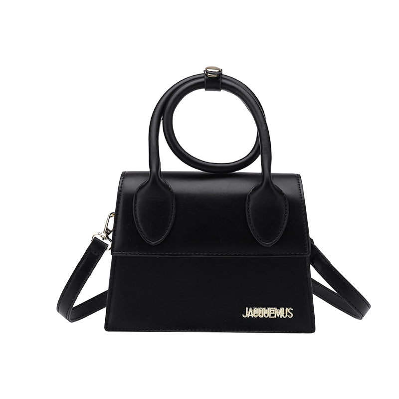 Stylized Flap Handbag