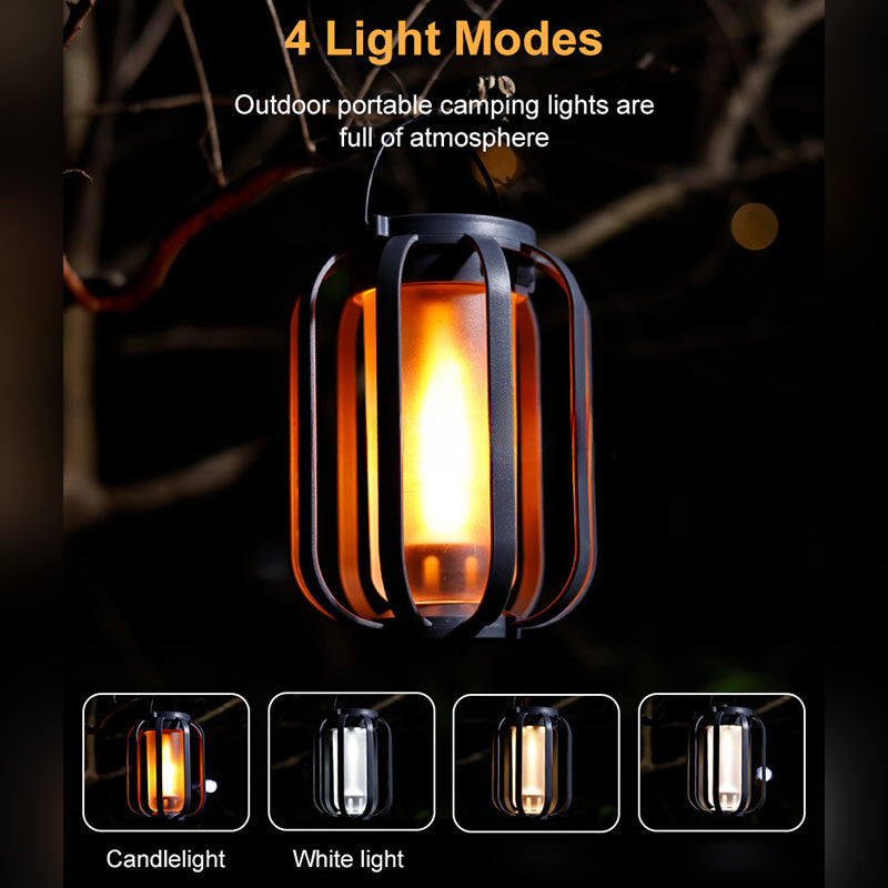 Solar-Powered Camping Light with 4 Light Modes