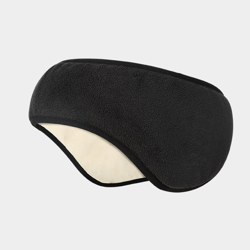 Plush noise-canceling earmuffs