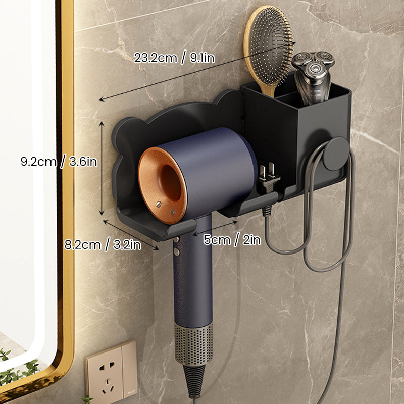 Bathroom Hair Dryer Holder