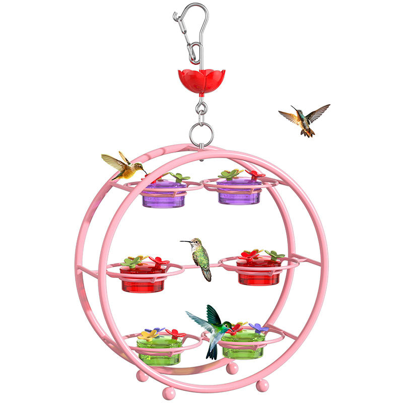 Metal Hanging Hummingbird Feeder