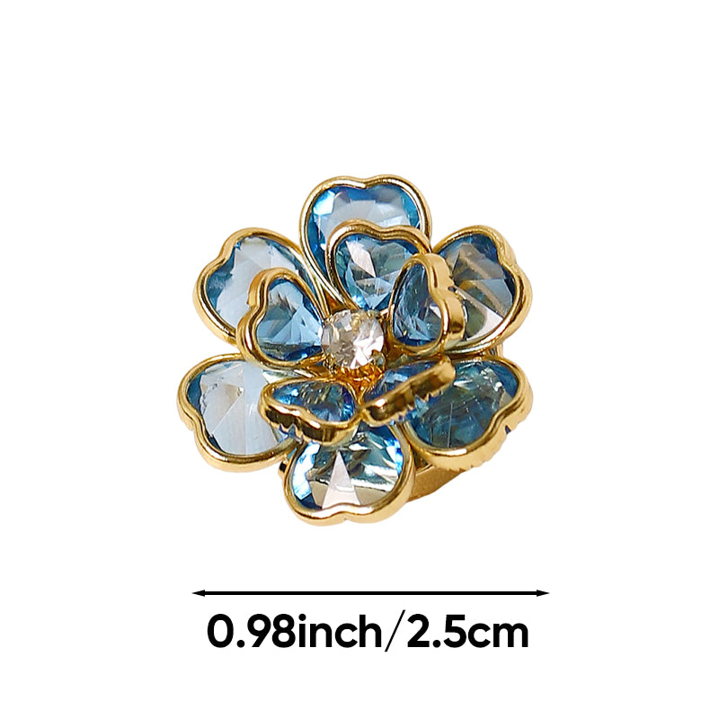 Camellia Flower Button