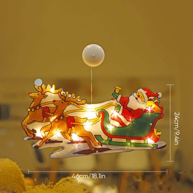 Christmas Window Suction Cup Lights