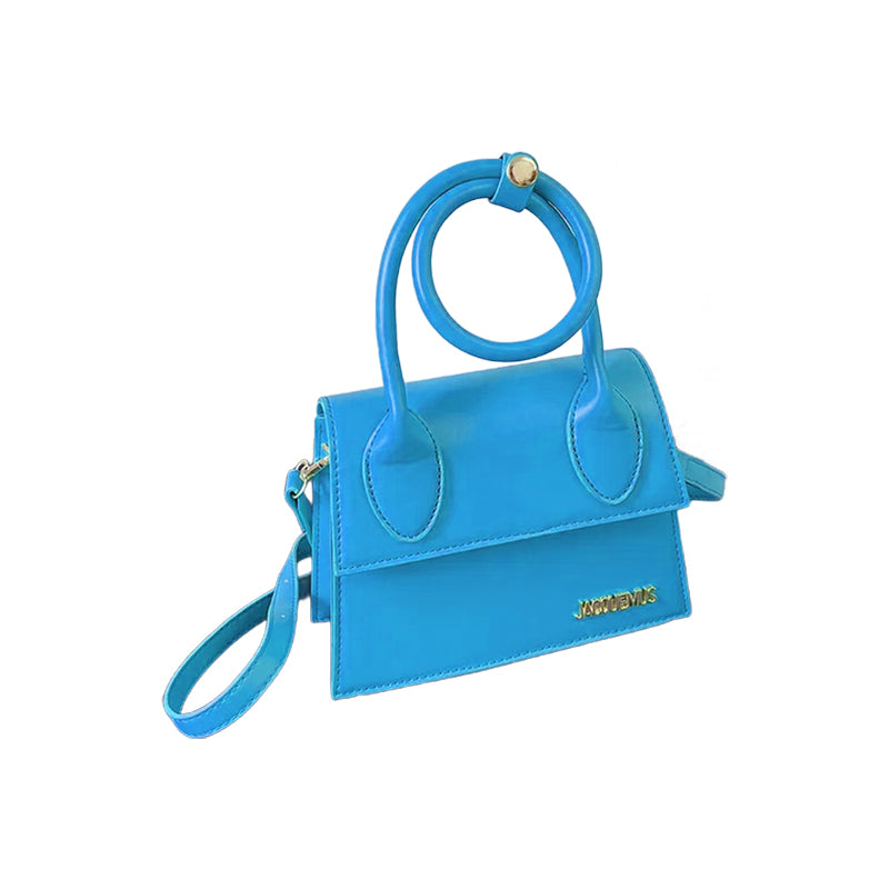 Stylized Flap Handbag