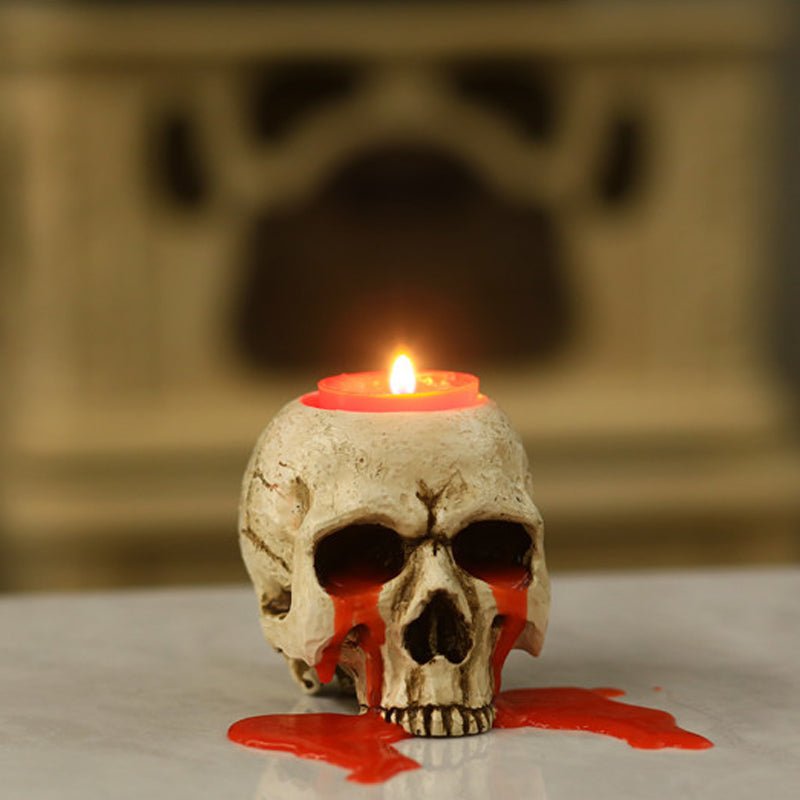 Skeleton Candlestick Holder